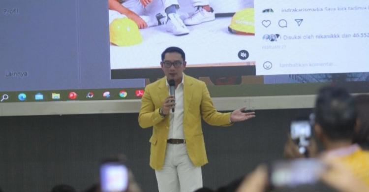 Kang Emil, Mana Breaking News-Nya? Ridwan Kamil. Foto : Ist
