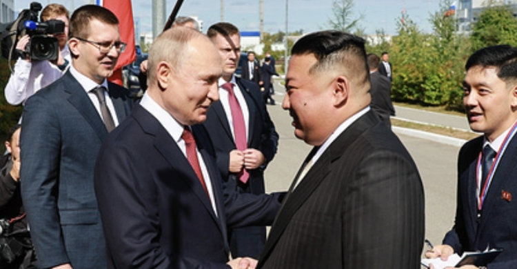 Kim Jong Un Dan Putin Ketemuan Di Rusia, Korut Luncurkan 2 Rudal Balistik Foto : Ist