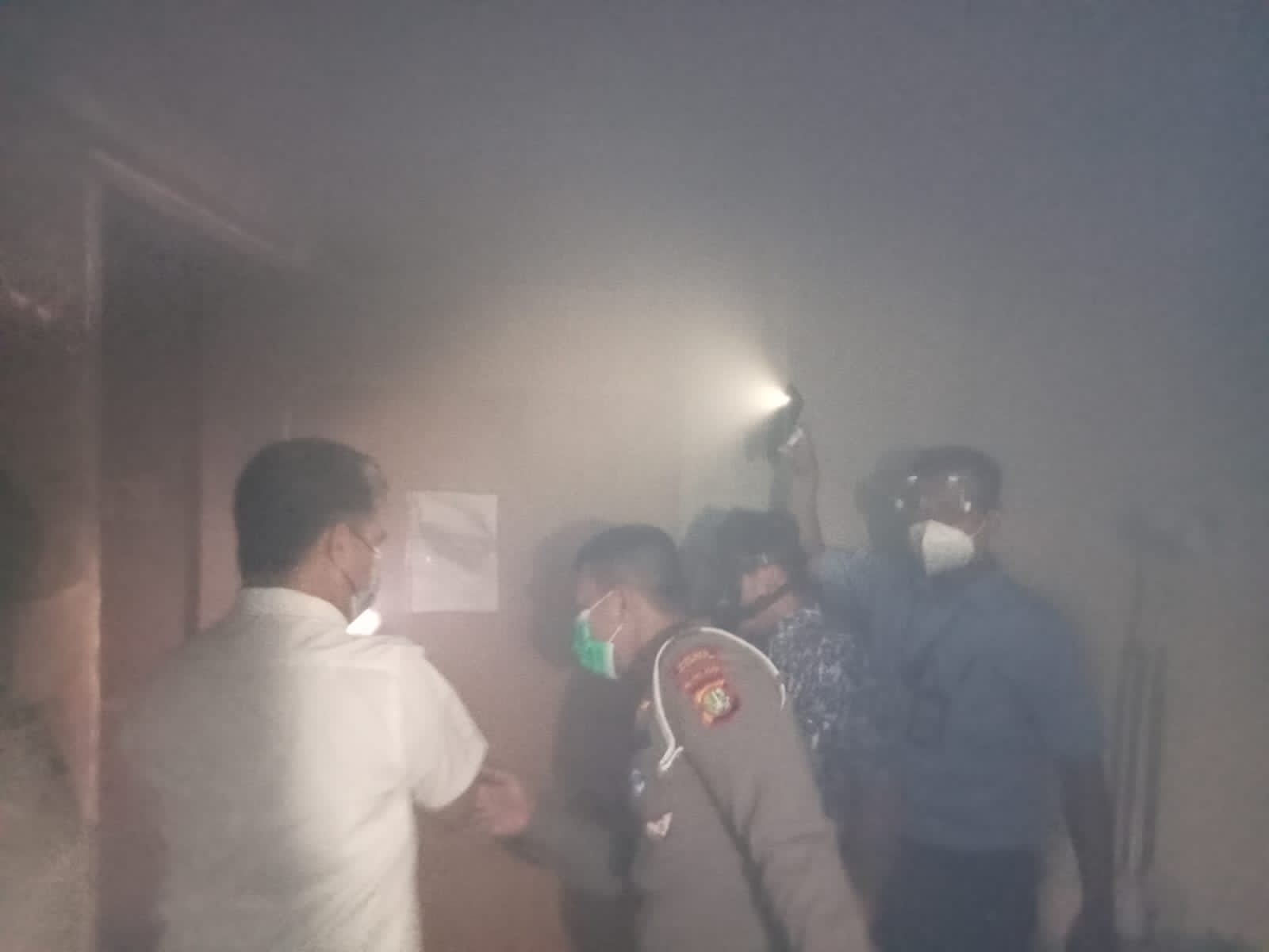 Ledakan di RS Eka Hospital BSD, Begini Kronologinya Foto : Ist