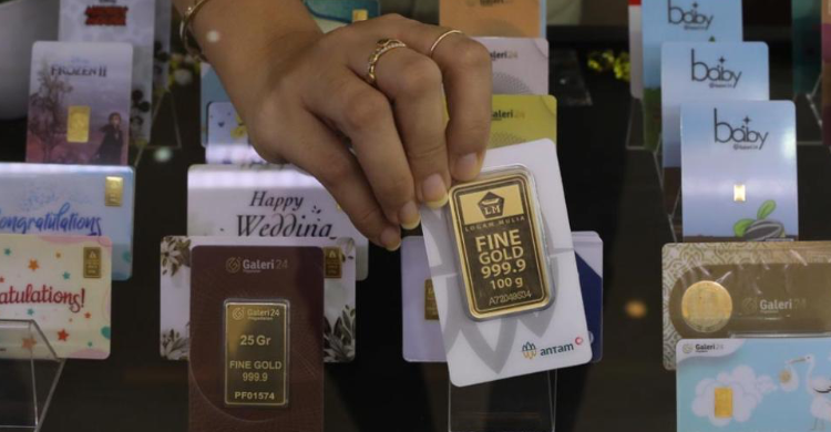 Makin Kinclong, Harga Emas Rp 1.068.000 Per Gram Foto : Ist