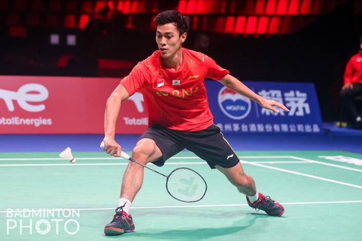Menang Dramatis, Vito Lolos Perempat Final China Open 2023 Foto ::Ist