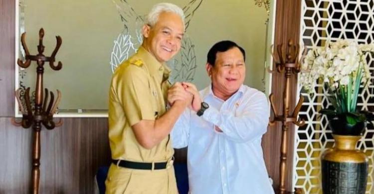 Muncul Ide Duet Prabowo-Ganjar Foto : Ist