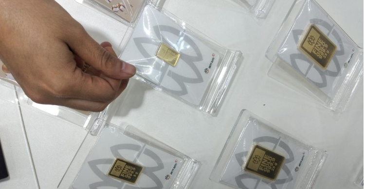 Naik Rp 1.000, Harga Emas Dibanderol Rp 1.071.000 Per Gram Foto : Ist