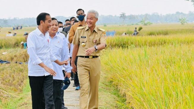 PDIP Dan Gerindra Tanggapi Dingin Foto : Setpres