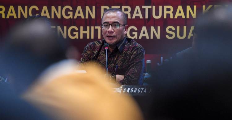 Pemilu 2024 Mulai Panas Ketua KPU Hasyim Asy'ari. Foto ; Ist