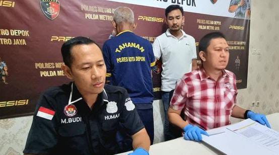 Pengakuan Kakek Cabul di Depok, Klaim Akrab dengan Korban Foto : Ist
