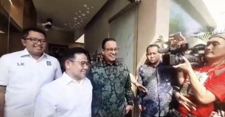 Pertama Kali Ke Kantor PKB Usai Deklarasi, Ini Yang Dibahas Anies Selama 2 Jam Foto : Ist