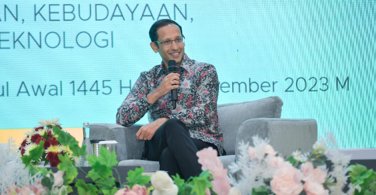 Pesan Menteri Nadiem Untuk Mahasiswa Foto : Ist