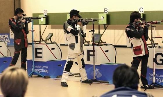 Puasa 52 Tahun, Cabor Menembak Sukses Raih Emas Pertama Asian Games 2023 Foto : Ist