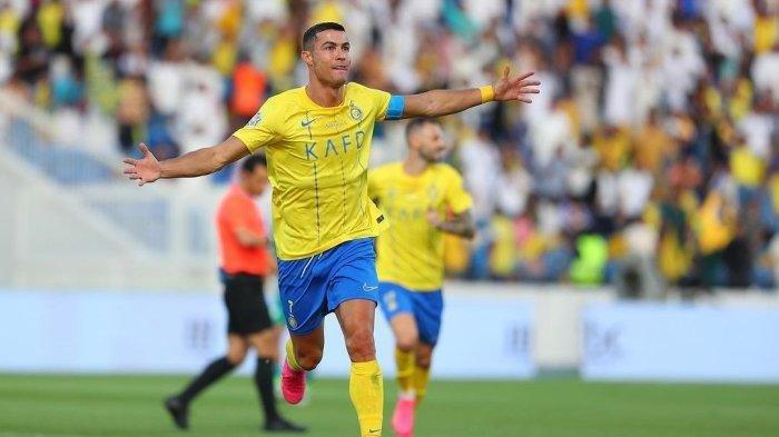 Ronaldo Cetak Gol, Al Nassr Menang 4-3 Atas Al Ahli Foto : Ist