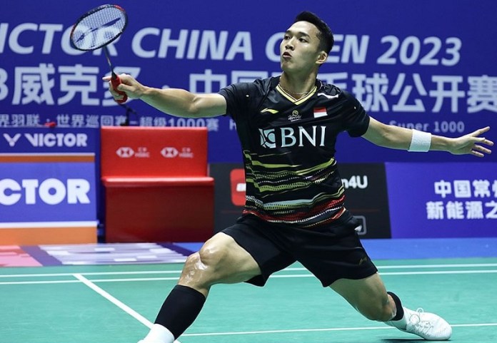 Rubber Game! Jonatan Christie Melangkah ke 16 Besar China Open 2023 Foto : Ist