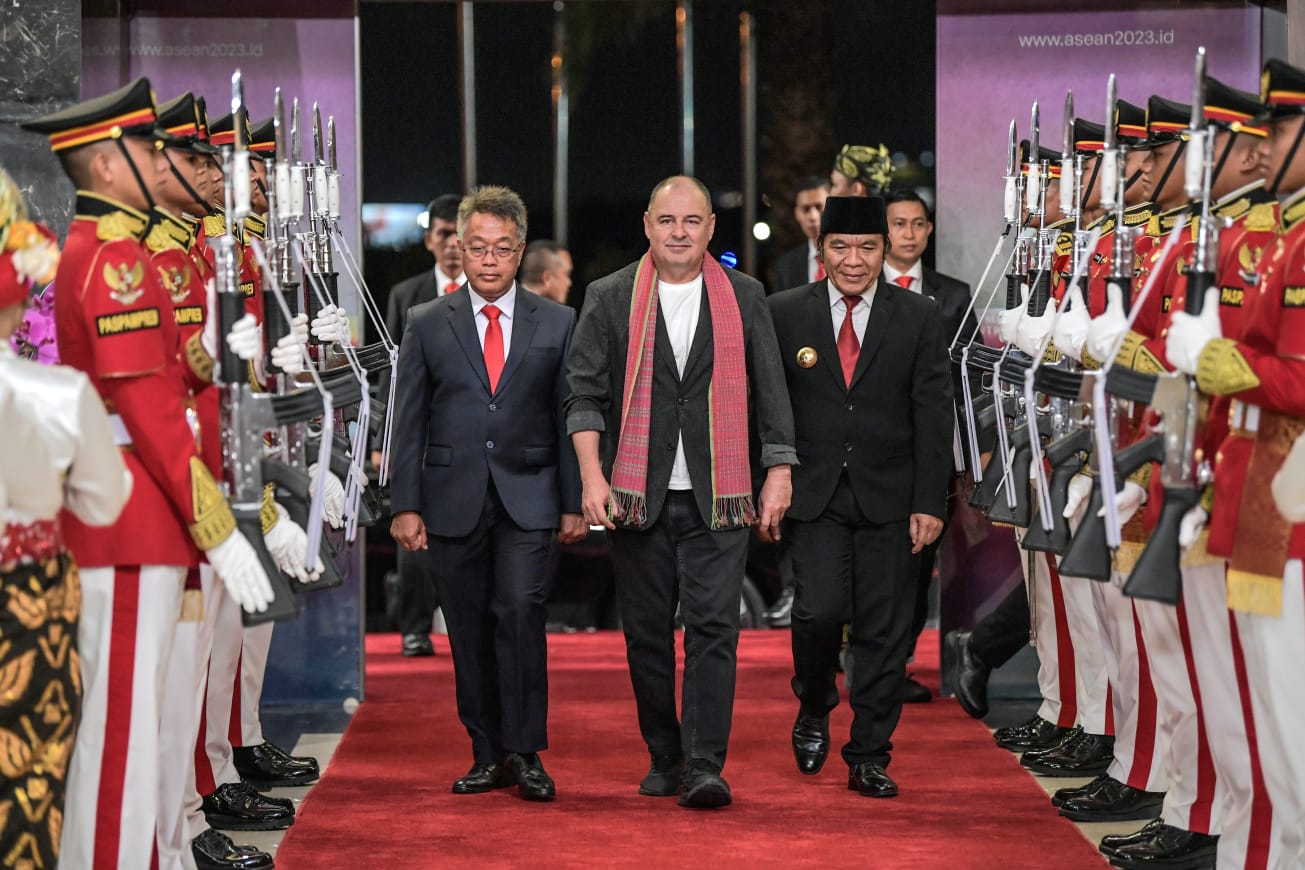 Sambut Tamu Negara KTT ASEAN 2023, Pj Gubernur Al Muktabar Tampilkan Budaya Banten Foto : Humas Pemprov