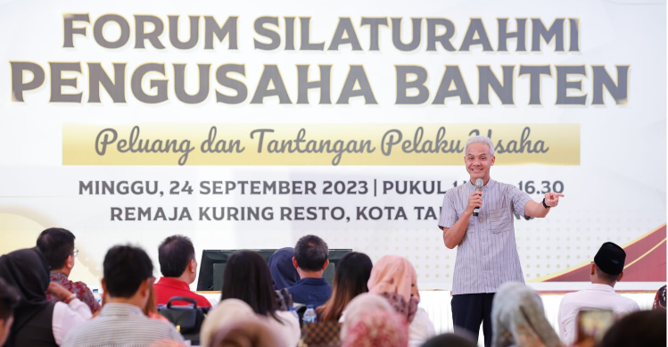 Selalu Beri Kepastian Hukum, Ganjar Bicara Pentingnya Regulasi Pelaku UMKM Foto : Ist