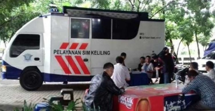 SIM Keliling Tangerang Kota 15 September, Hadir Di 2 Lokasi Foto : Ist
