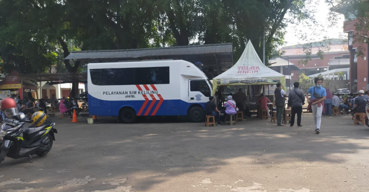 SIM Keliling Tangsel Selasa 5 September, Cek Disini Lokasinya Foto : Ist