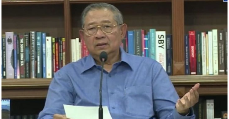 Singgung Musang Berbulu Domba, SBY Marah, Sedih, Kecewa, Tapi Sabar Ketua Majalis Tinggi Partai Demokrat Susilo Bambang Yodhoyono. Foto ::Ist