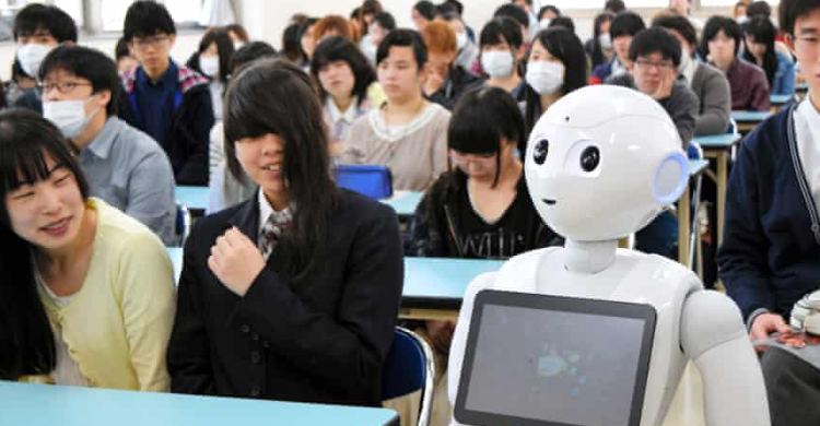 Siswa Bolos Diganti Robot Foto : Ist
