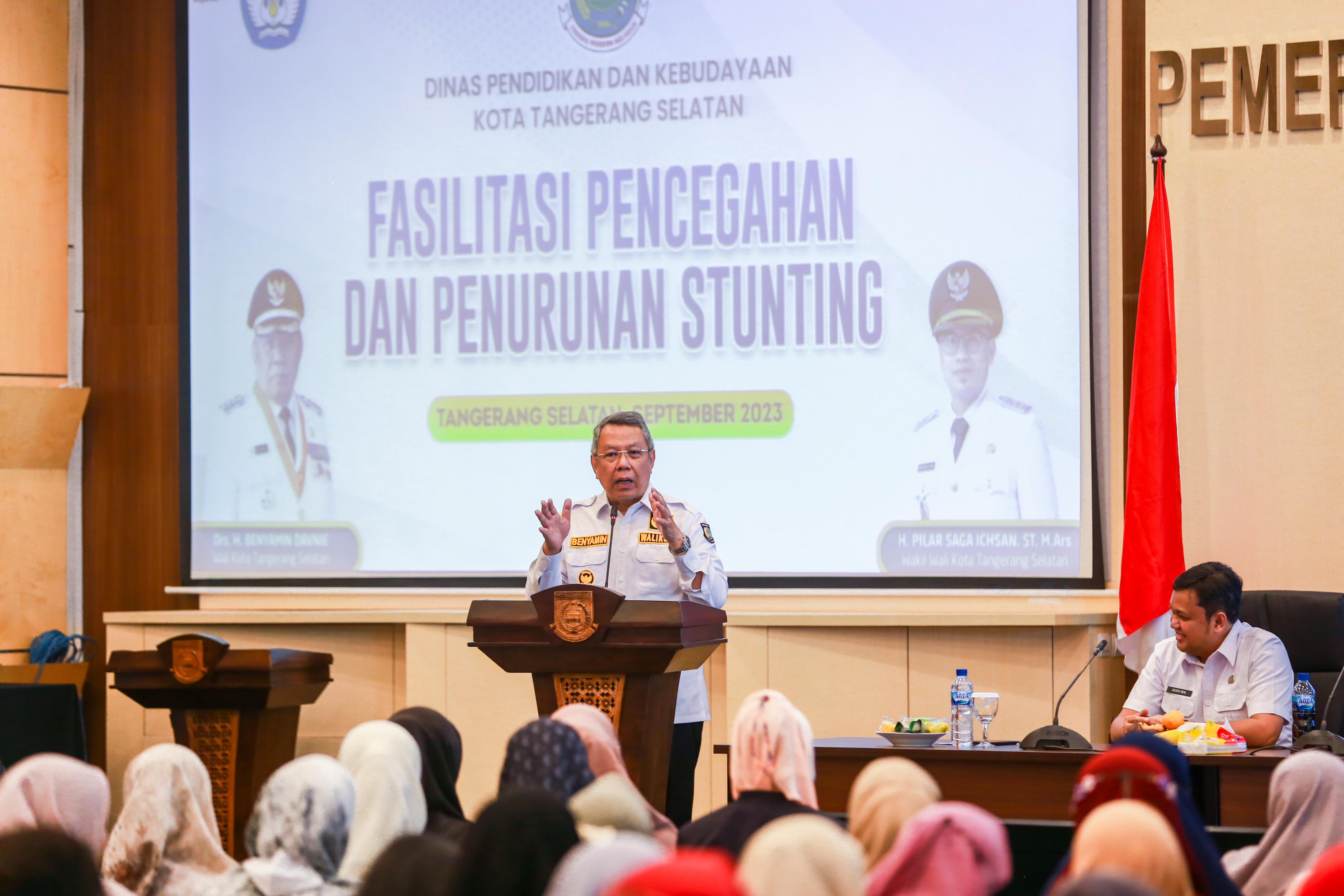 Tekan Angka Stunting, Pemkot Tangsel Gandeng Guru-guru PAUD Lakukan Pencegahan Foto : Ist