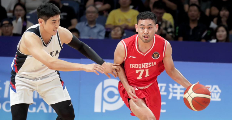 Tim Basket Indonesia Kalah Dari Korsel Foto : Ist