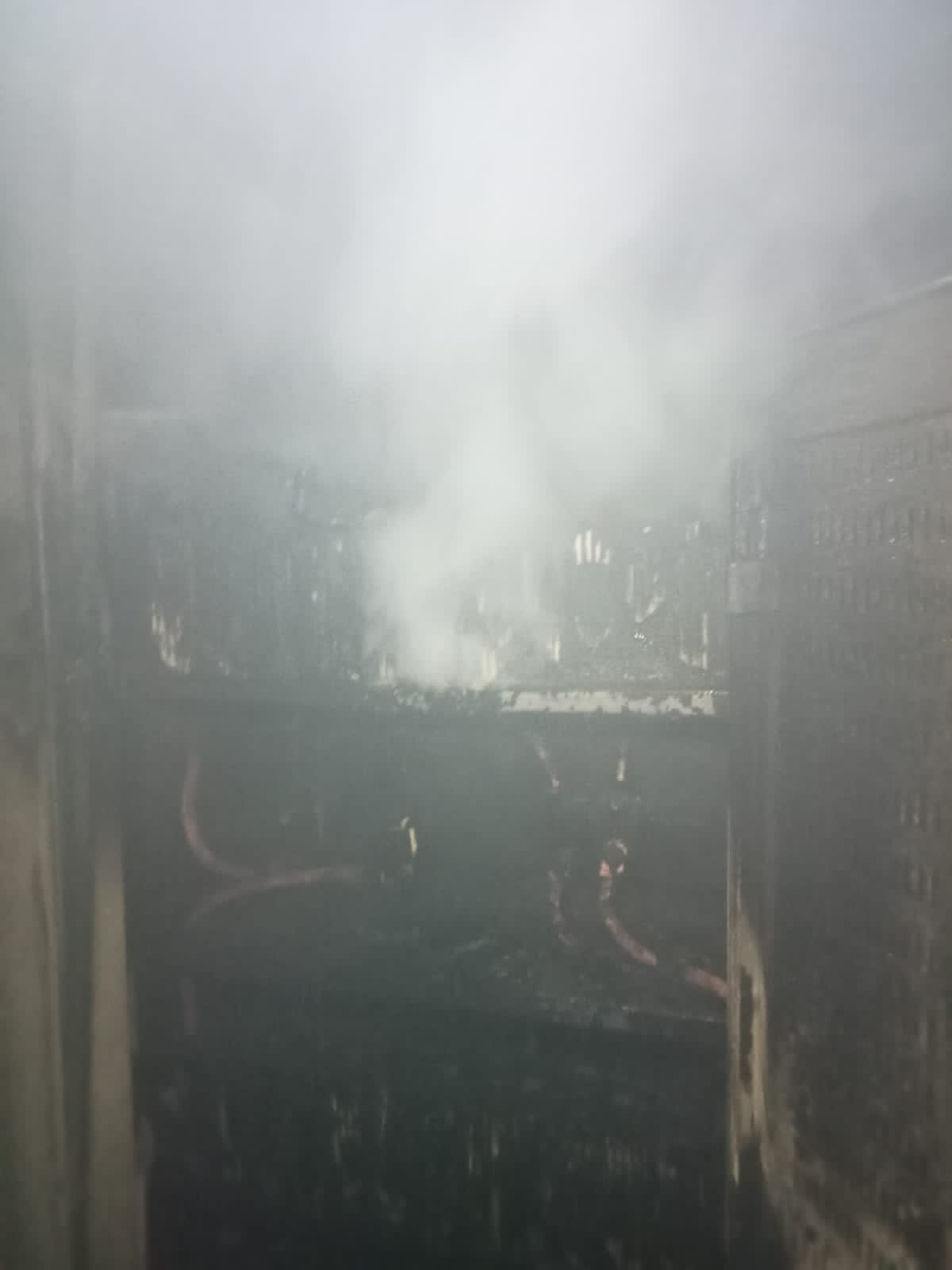 Tim Gegana Olah TKP Ledakan RS Eka Hospital Foto : Ist
