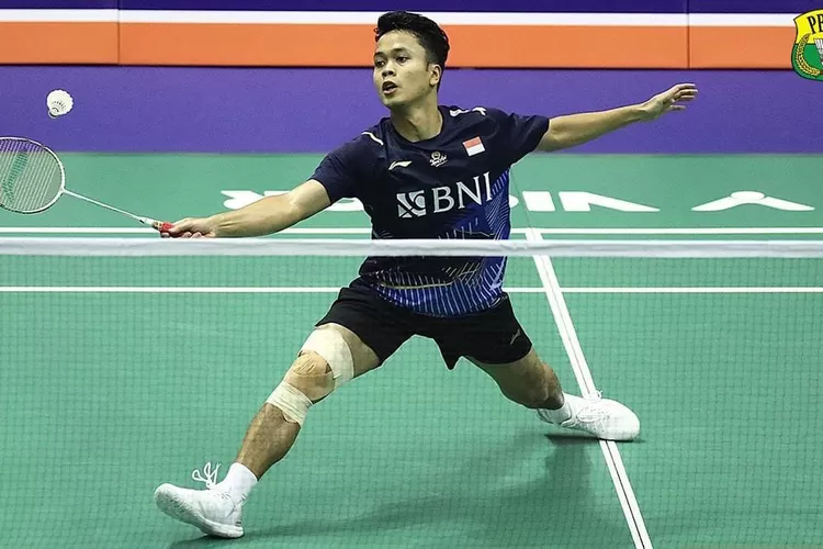 Tumbangkan Wakil Malaysia, Ginting Masuk Perempat Final Hong Kong Open 2023 Andalan singgel putra Indonesia Anthony Ginting. Foto ; Ist