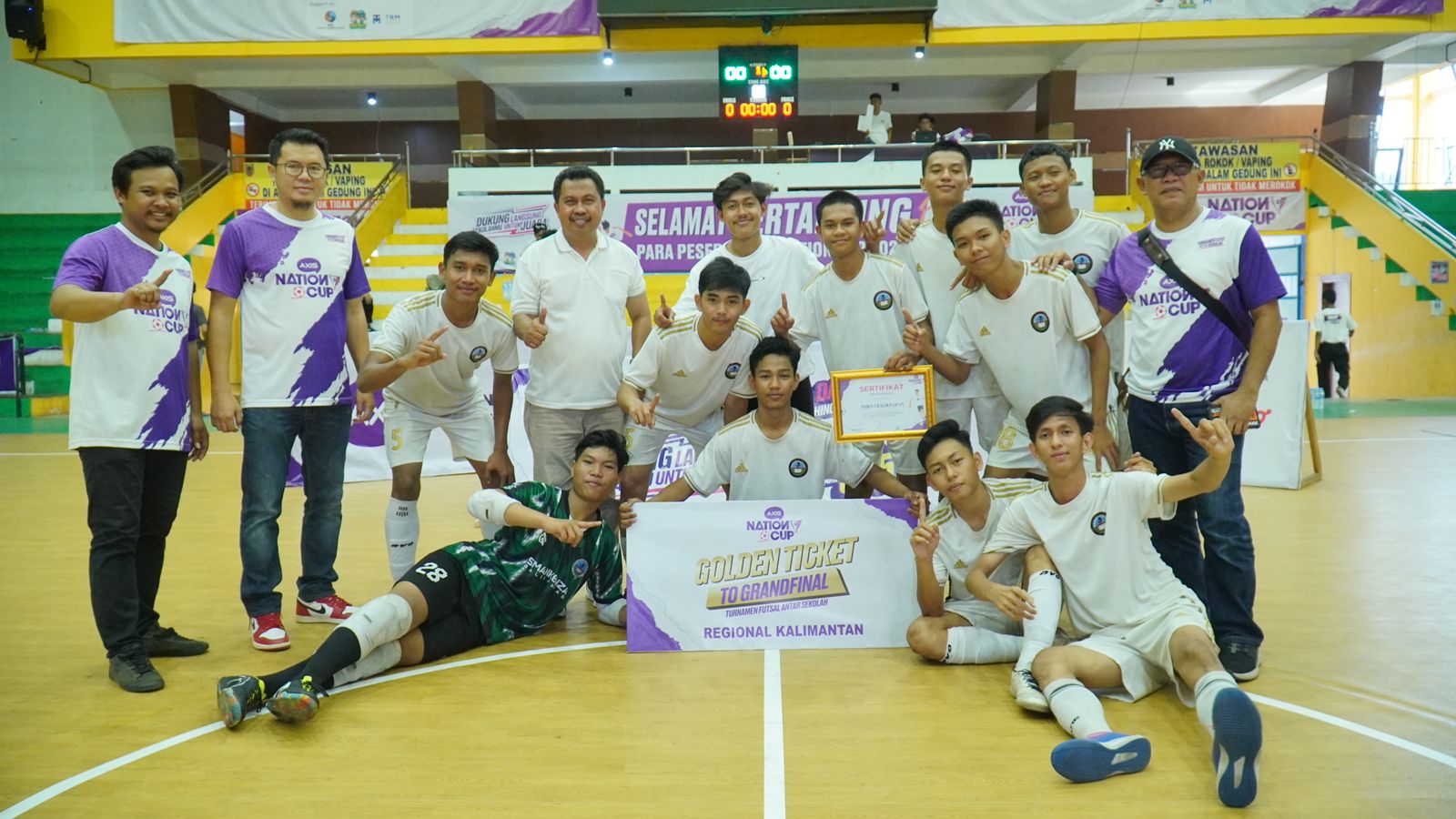 Turnamen Futsal Pelajar AXIS Nation Cup 2023 Turnamen Futsal Pelajar AXIS Nation Cup 2023. (Ist)