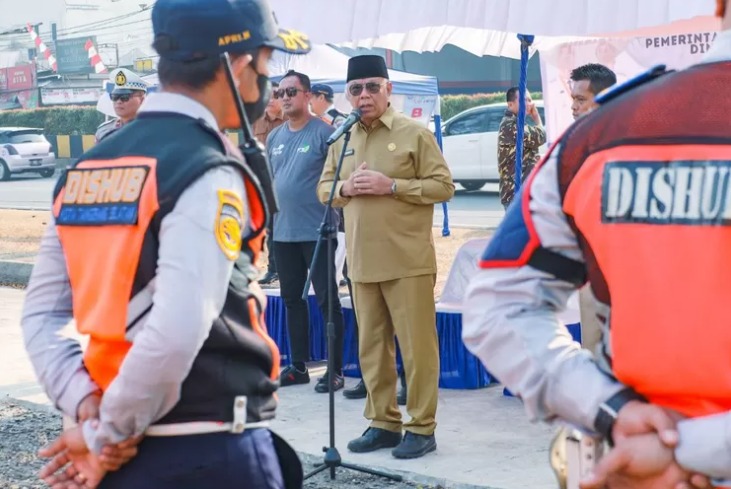 Uji Emisi Kendaraan, Benyamin Imbau Masyarakat untuk Rajin Servis Motor Foto : Ist