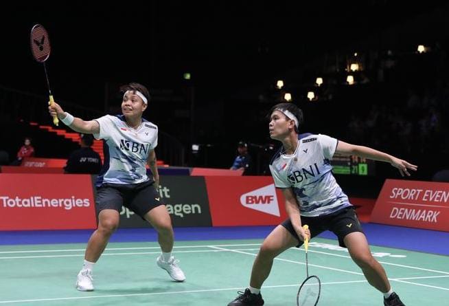Apri/Fadia Rebut Partai All Indonesian, Lolos 16 Besar French Open 2023 Foto : Ist