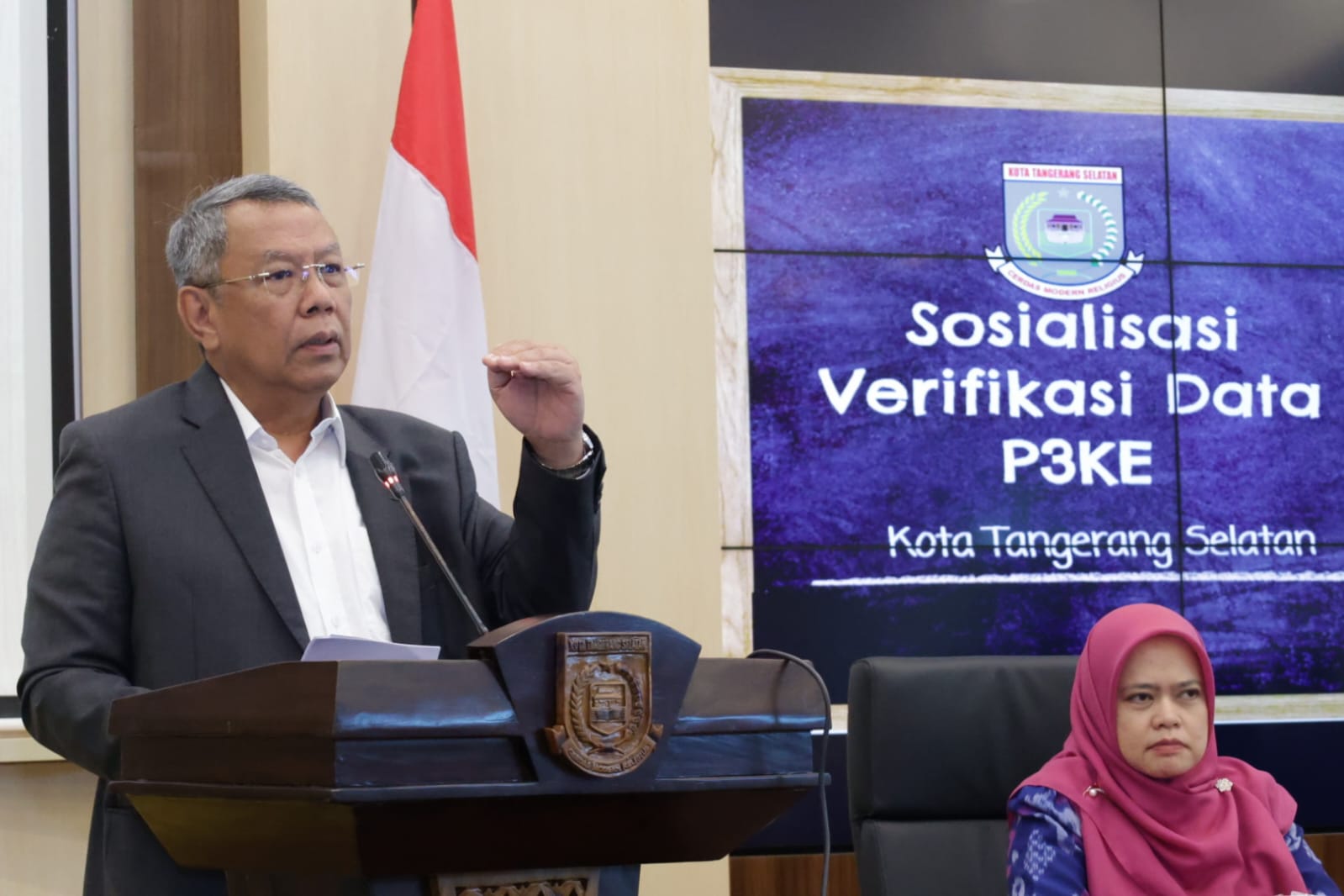 Benyamin Targetkan Angka Kemiskinan Ekstrem Masyarakat Tangsel Turun 0 Persen Foto : Ist