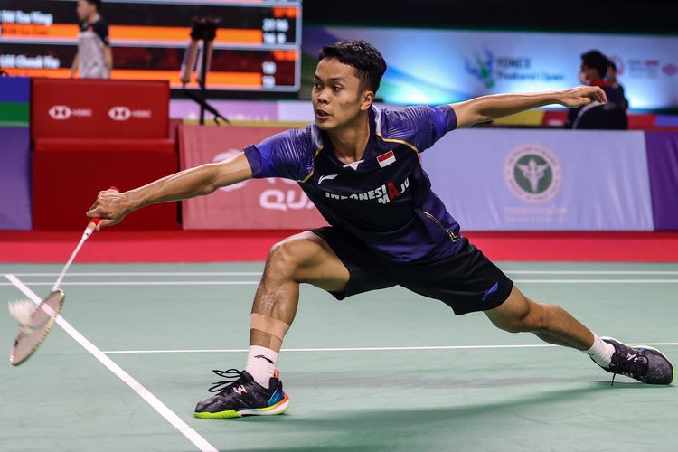 Bertarung Sengit! Anthony Ginting Lolos ke 16 Besar Asian Games 2023 Foto : Ist