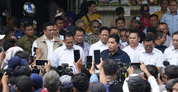 Blusukan Ke Pasar Induk Cipinang Foto : Ist