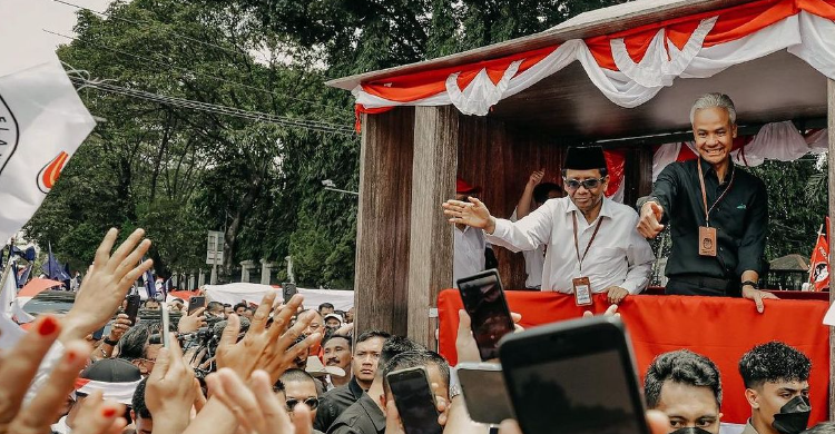 Ganjar-Mahfud Janjikan Kebebasan Sipil, Polisi Bakal Dapat Konseling Psikologis Foto : Ist