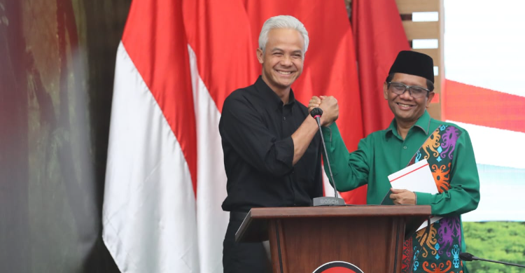 Ganjar-Mahfud Menang, Indonesia Emas 2045 Di Depan Mata Foto : Ist