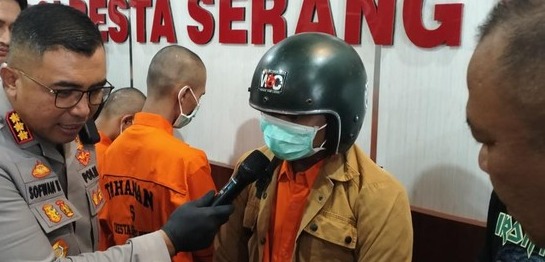 Geng Motor Bizzer Sabet Warga Serang Pakai Sajam, Polisi Amankan 3 Pelaku Foto : Ist