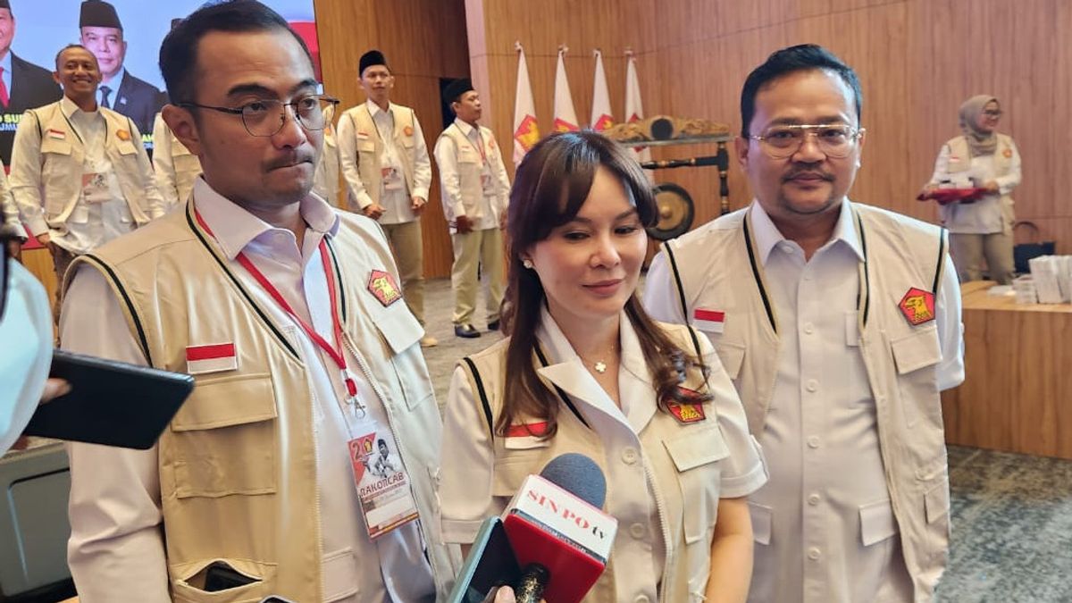 DPC Partai Gerindra Kota Tangsel menggelar kegiatan rakorcab di Serpong, Minggu (8/10). Dalam kegiatan rakorcab tersebut Gerindra Tangsel merekomendasikan nama Gibran untuk damping Prabowo di Pilpres 2024.(dra)