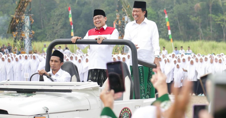 Muhaimim Iskandar dalam acara Hari Santri Nasional di Magelang. Foto : Ist