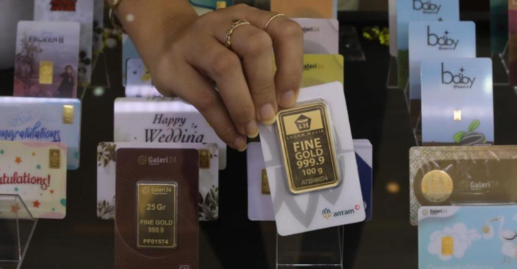 Harga Emas Stagnan Rp 1.043.000 Per Gram Foto : Ist