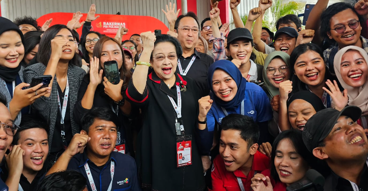 Hari Pamungkas Rakernas IV PDIP Foto : Ist