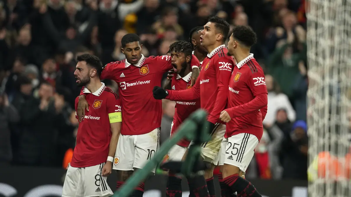 Hasil Liga Inggris: MU Dan Spurs Menang Tipis Skuad MU. Foto : Ist