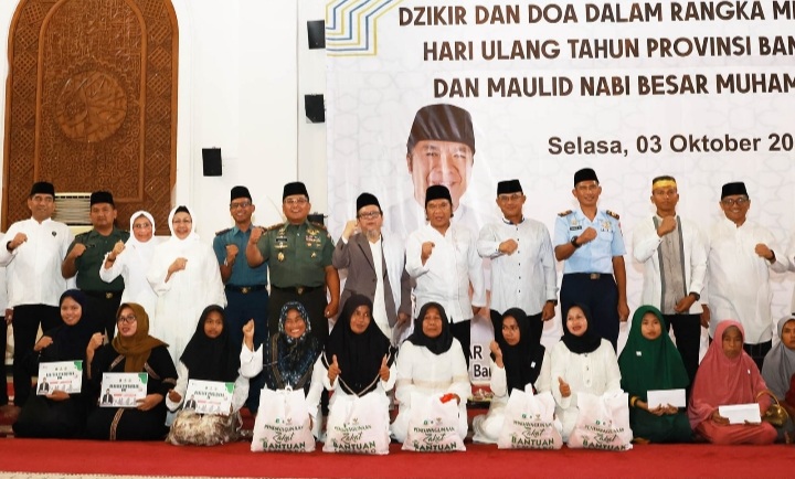HUT ke-23 Pemprov Banten Gelar Dzikir dan Doa Bersama Foto : Humas Pemprov