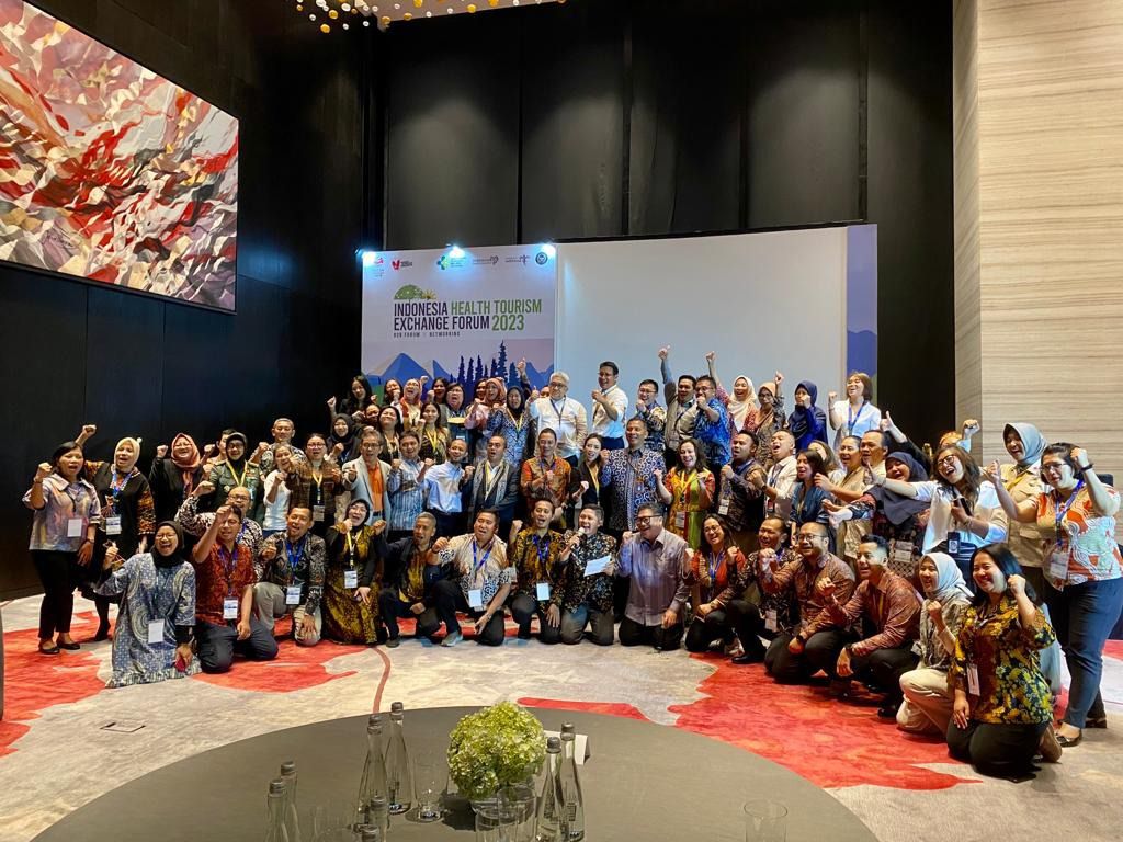 Indonesia Health Tourism Exchange Forum, Kebocoran Devisa Wisata Kesehatan Harus di Antisipasi Indonesia Health Tourism Exchange Forum di Park Hyatt Jakarta, Selasa (10/10/2023). (Ist)