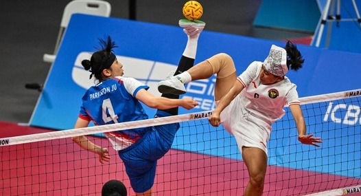 Indonesia Tambah Medali Perak Dari Sepak Takraw Putri Foto : Ist
