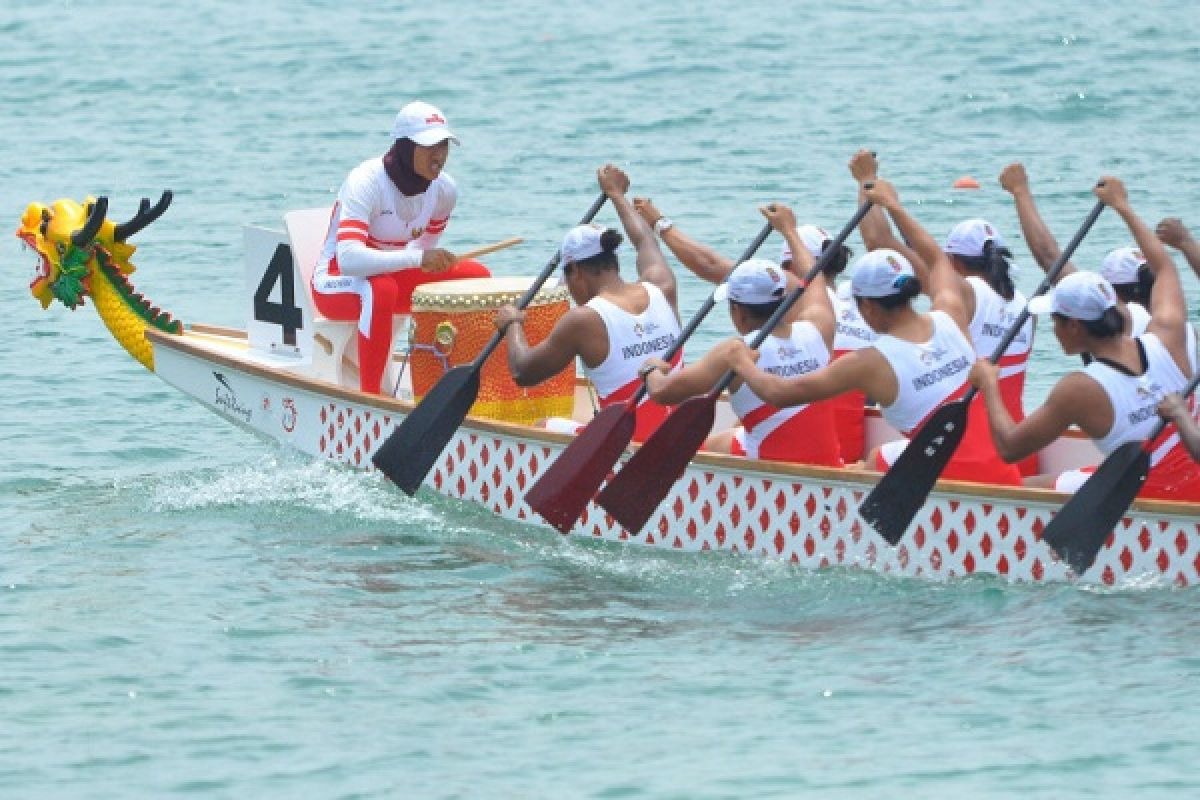 Indonesia Tambah Perak dari Dragon Boat Putri Foto : Ist