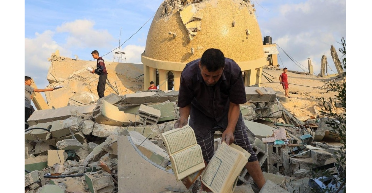 Israel-Hamas Perang Besar, Sedih Lihat Mayat Bergelimpangan Foto : Ist
