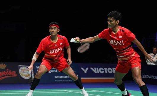 Kalah di Final, Bagas/Fikri Gagal Juarai Denmark Open 2023 Foto : Ist