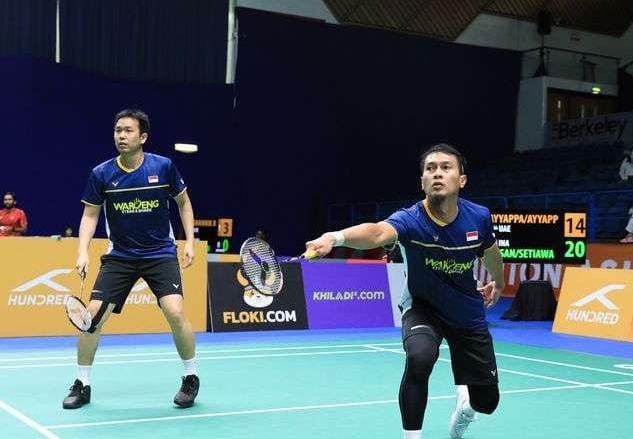 Kalah telak, Ahsan/Hendra Keluar dari Denmark Open 2023 Foto : Ist