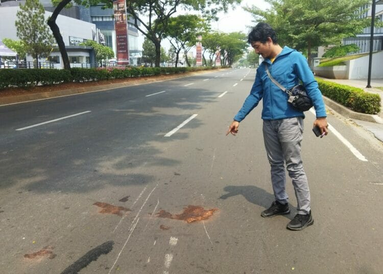 Kebut-kebutan, Lima Pengendara Motor di BSD Terlibat Kecelakaan Beruntun Foto : Ist