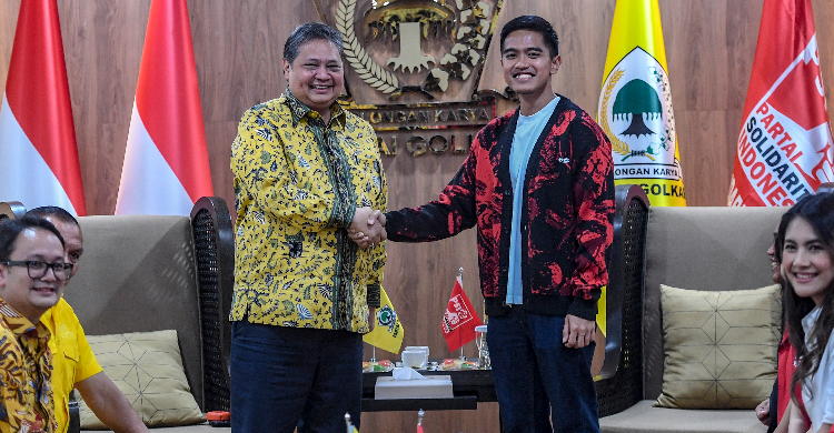 Ketum PSI Sambangi Markas Golkar Foto : Ist