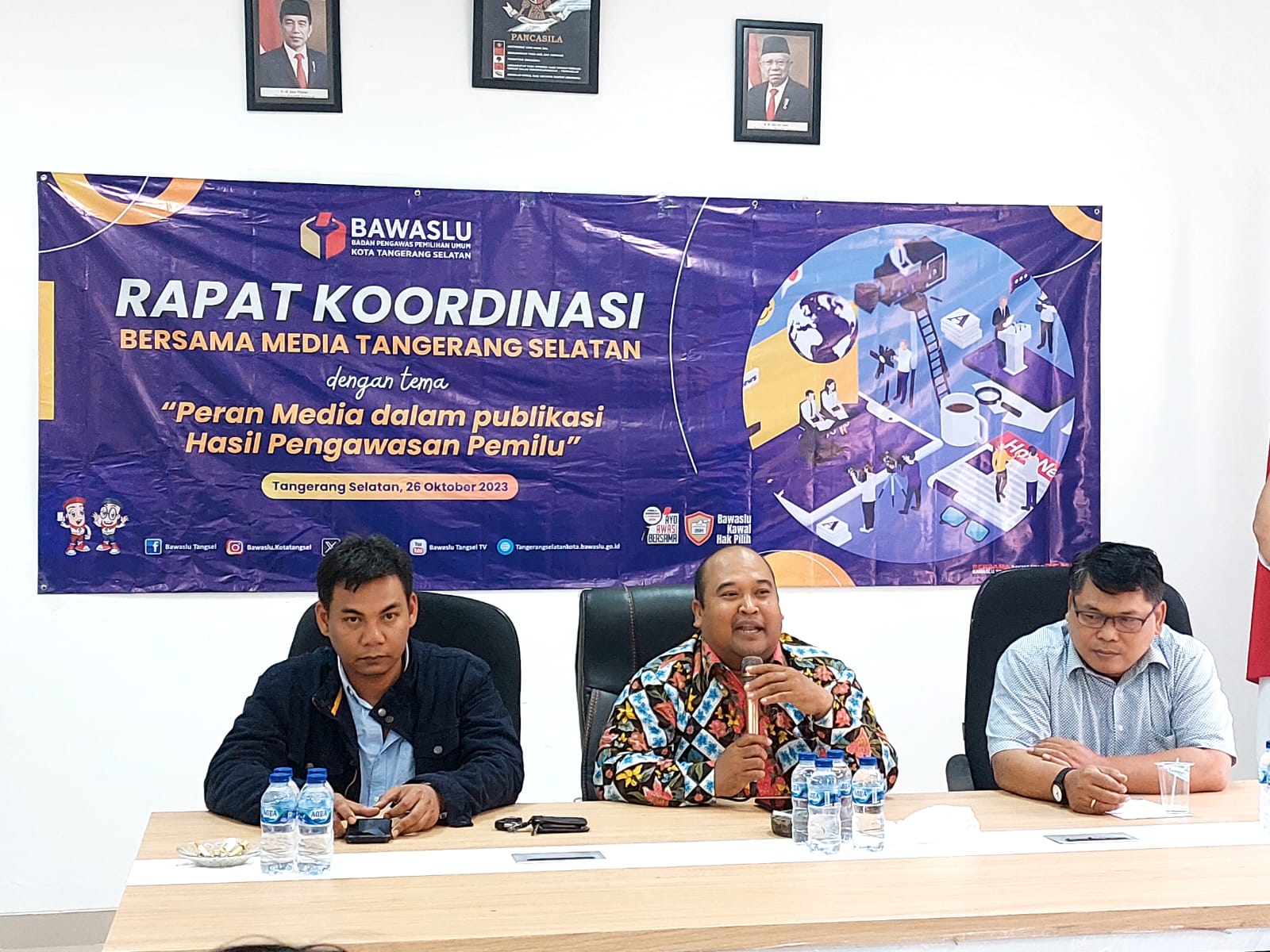 Langgar Aturan, Ribuan APS dan Bahan Kampanye Caleg di Tangsel Ditertibkan Foto : Ist