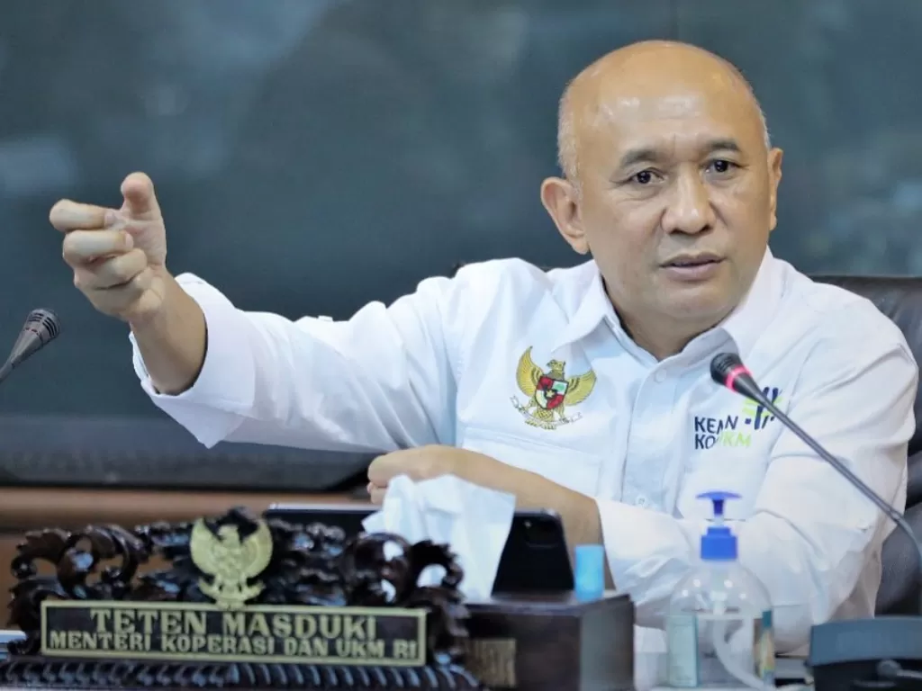 Layanan TikTok Shop Resmi Ditutup, Menteri Teten Beri Apresiasi Menteri Koperasi dsn UKM Teten Masduki. Foto : Ist
